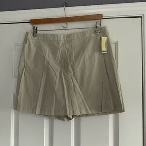 Dockers Khaki Tan Chino Skort Mini Skirt 10